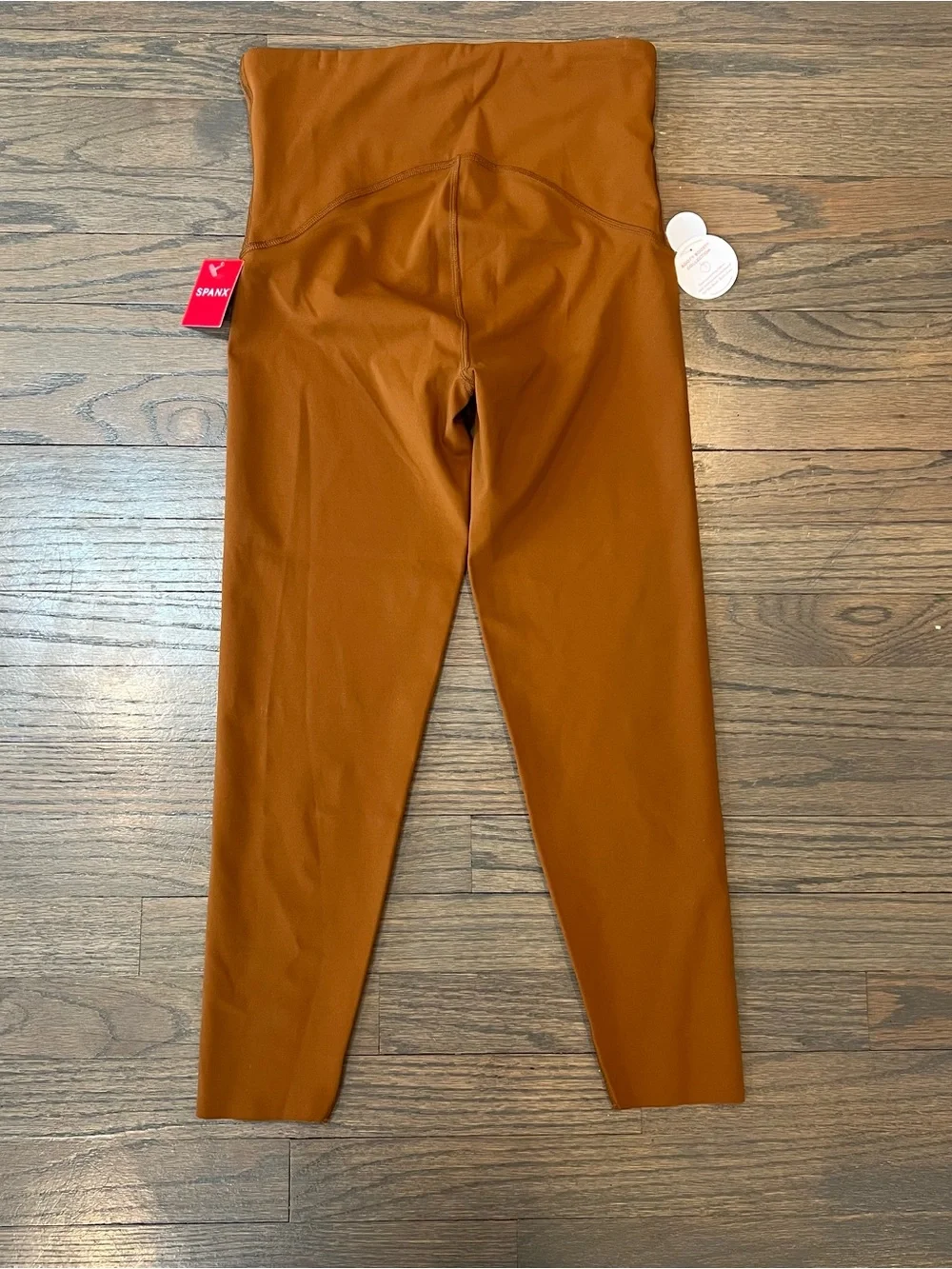 Spanx Leggings Booty Boost 7/8 Length Butterscotch Medium NWT Athleisure